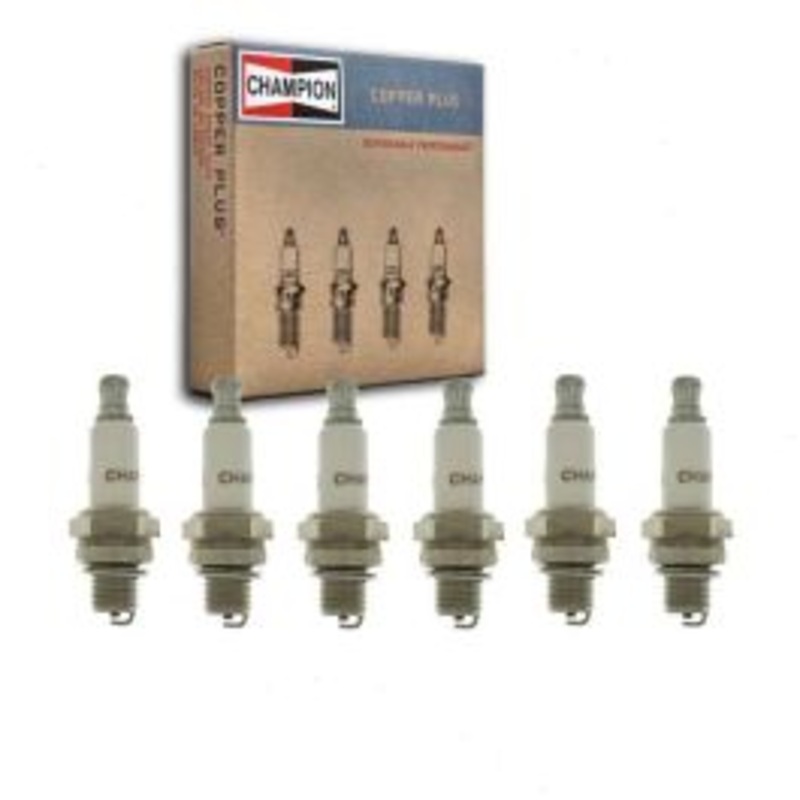 6 pc Champion Copper Plus 978 RY4C Spark Plugs