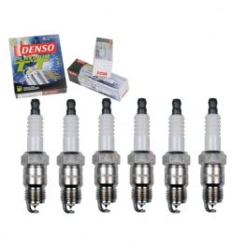 6 pc DENSO Platinum TT Spark Plugs for 1984-1986 Jeep Cherokee 2.8L V6