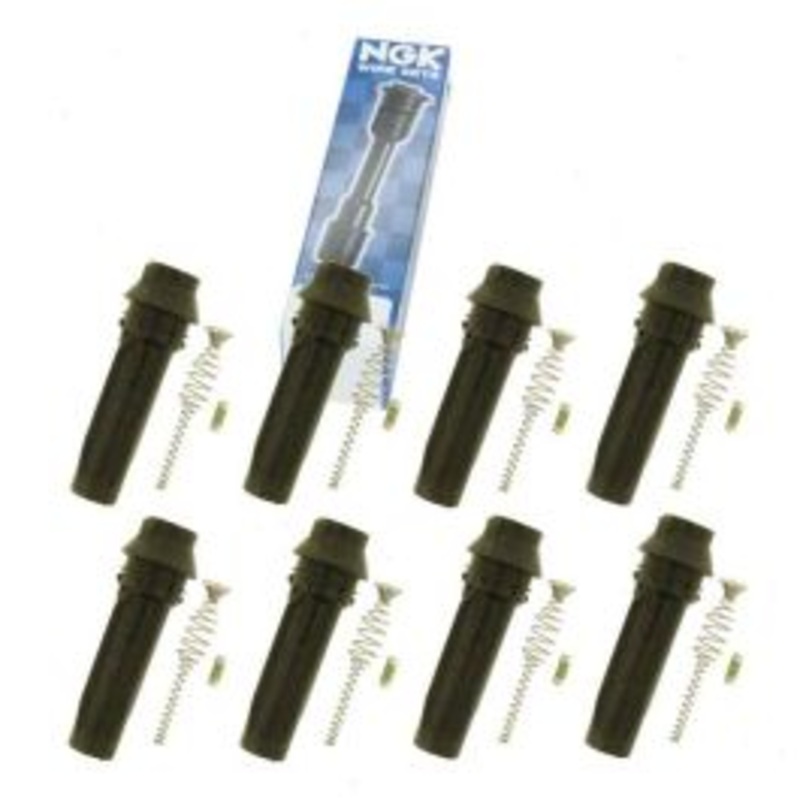 8 pc NGK Ignition Coil Boots for 2010-2014 Ford F-150 6.2L V8