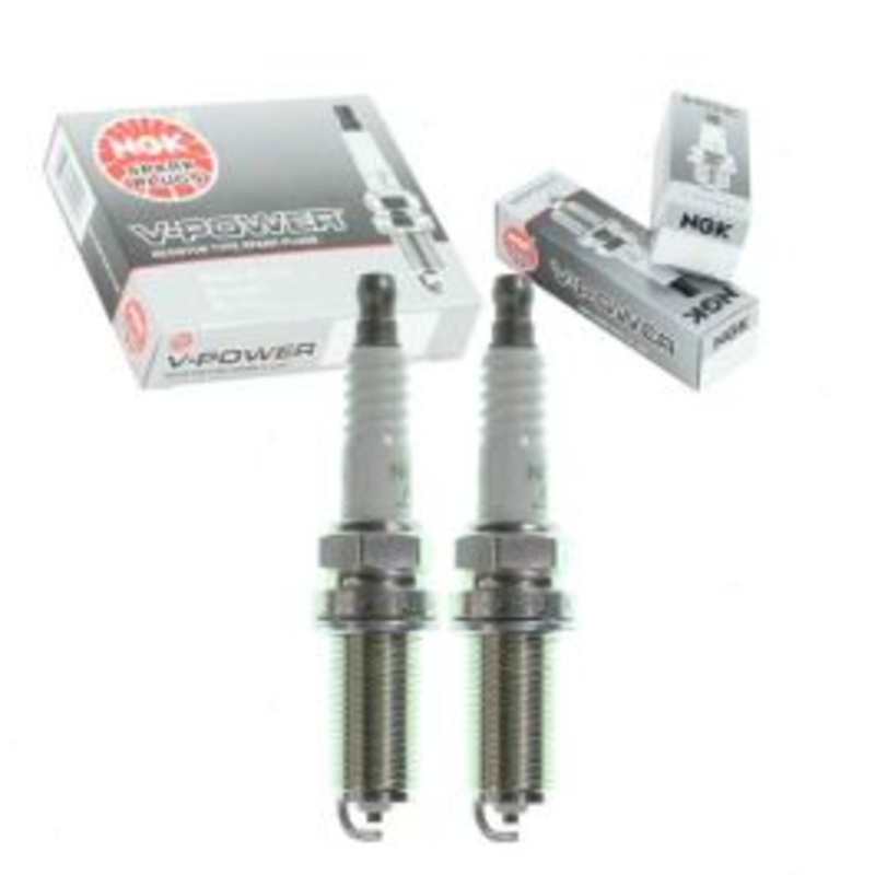 2 pc NGK V-Power 3672 LFR6A-11 Spark Plugs
