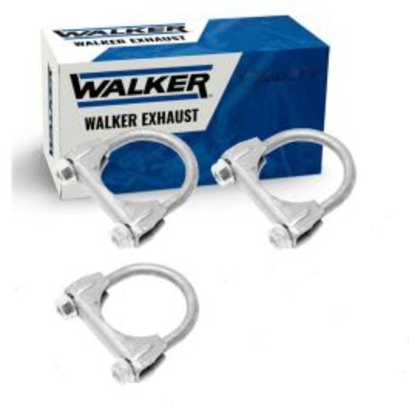 3 pc Walker Exhaust Clamps for 1985-1992 Volkswagen Golf 1.8L L4