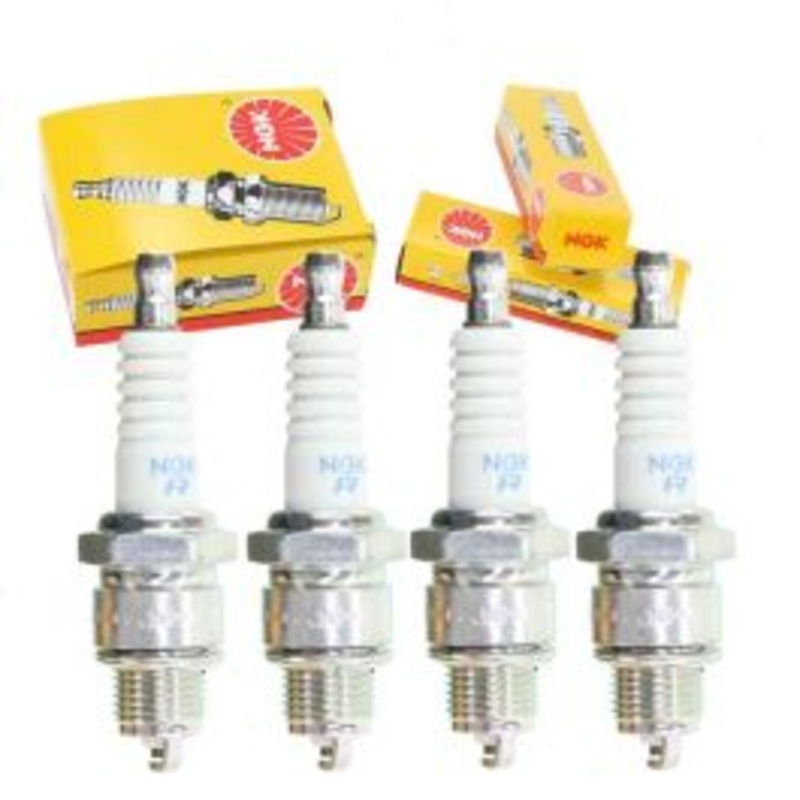 4 pc NGK Standard Spark Plugs for 1960-1961 Triumph TR3A 2.0L L4