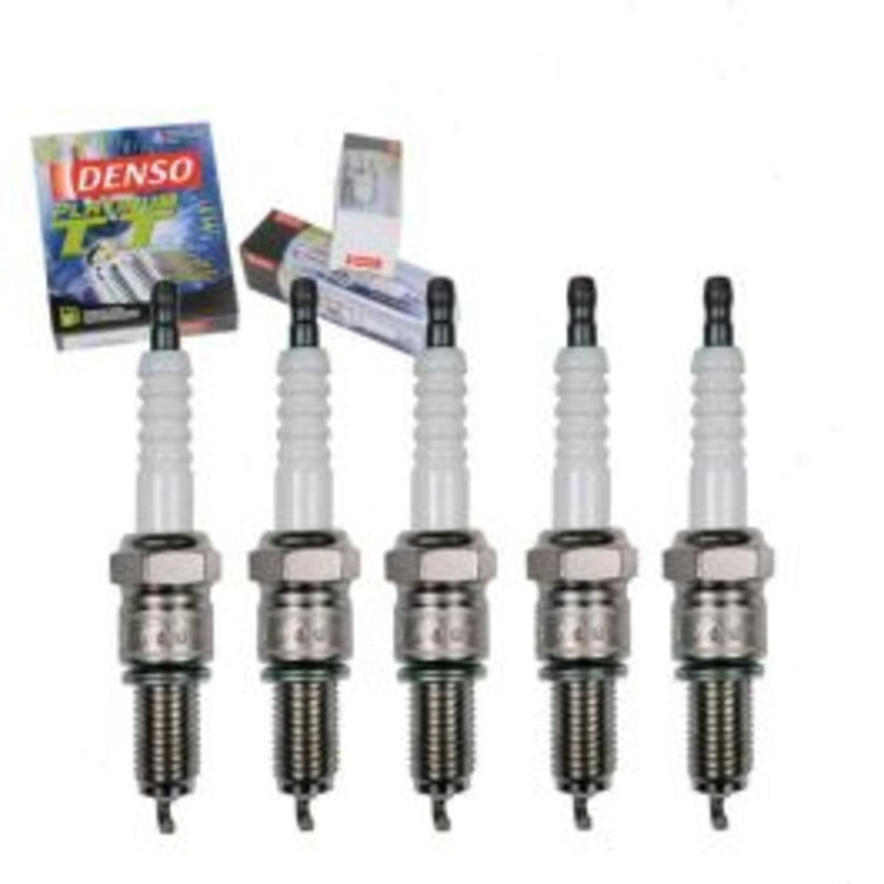 5 pc DENSO Platinum TT Spark Plugs for 1978-1987 Audi 5000 2.2L L5