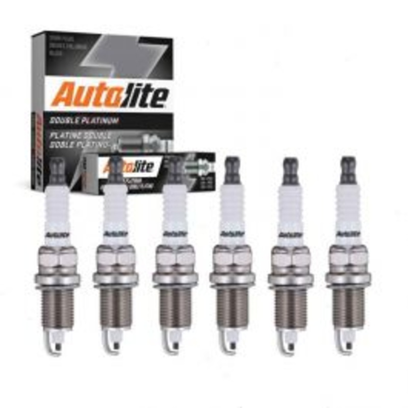 6 pc Autolite Double Platinum Spark Plug for 1998-2004 Dodge Intrepid 3.2L
