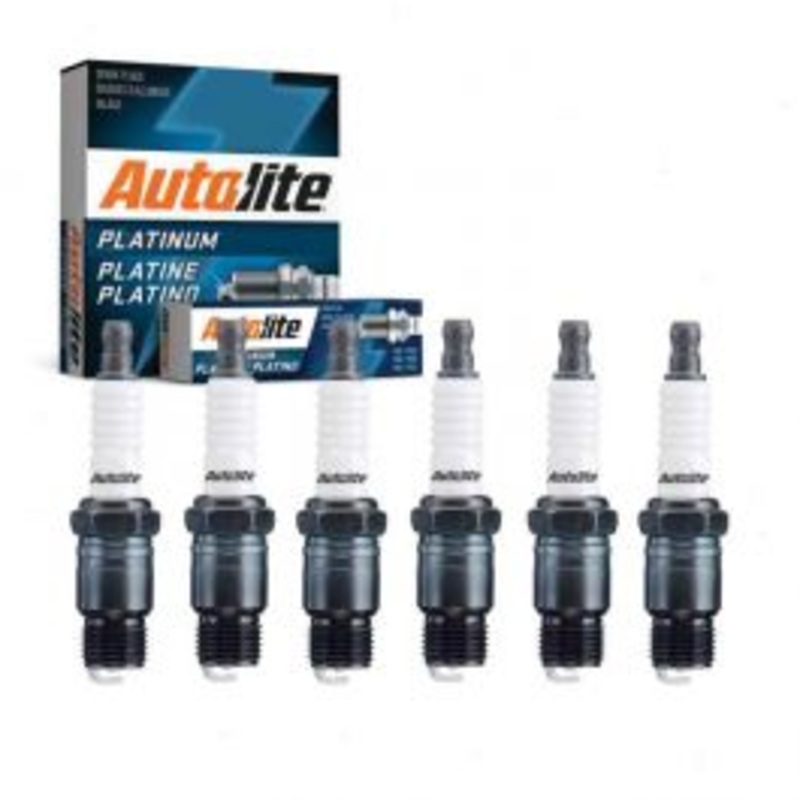 6 pc Autolite Platinum Spark Plug for 1979-1989 GMC P3500 4.8L L6