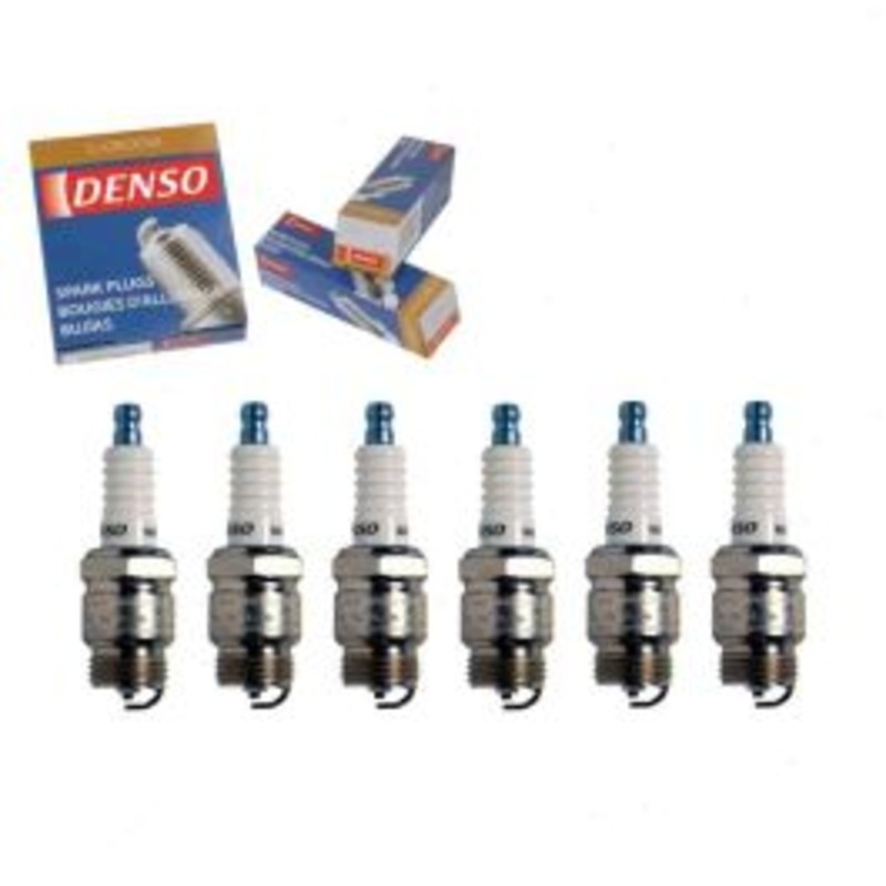 6 pc DENSO Standard U-Groove Spark Plugs for 1990-1996 Ford E-250 Econoline 4.9L L6