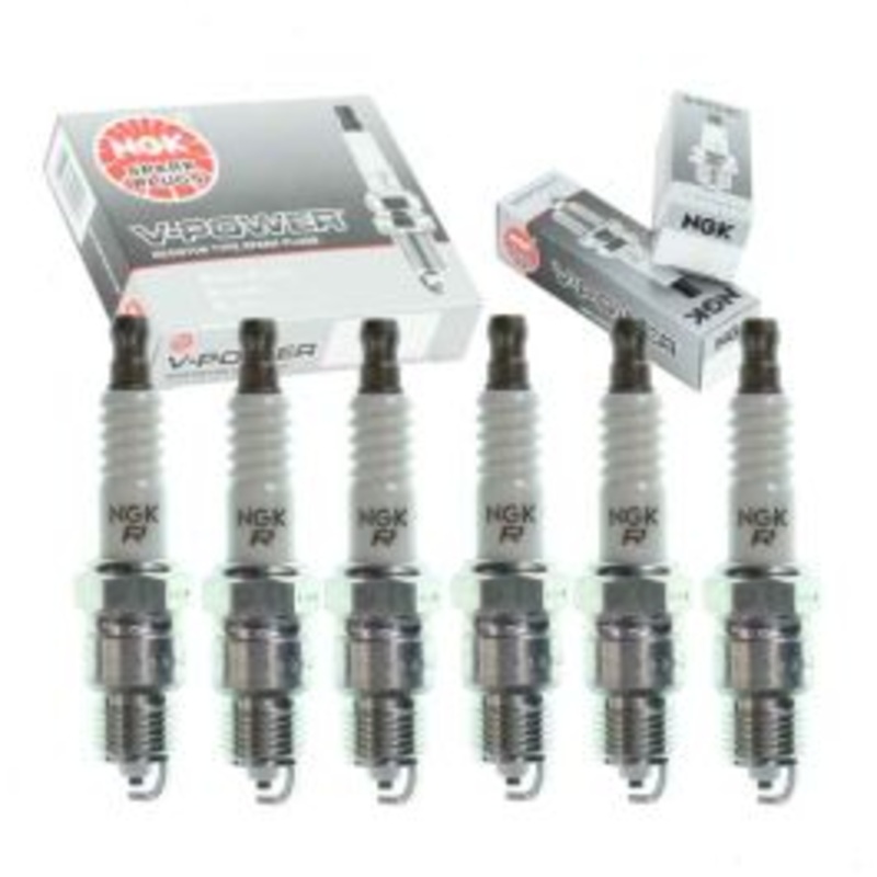6 pc NGK V-Power Spark Plugs for 1979-1984 GMC G2500 4.1L L6