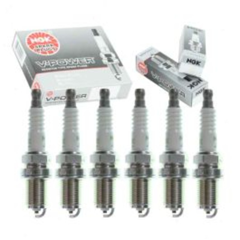 6 pc NGK V-Power Spark Plugs for 2001-2005 Saturn L300 3.0L V6