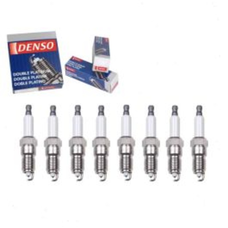 8 pc DENSO Double Platinum Spark Plugs for 2001-2002 Chevrolet Express 3500 8.1L V8