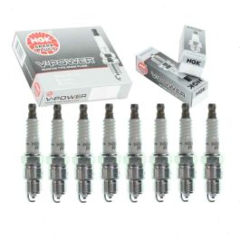 8 pc NGK V-Power Spark Plugs for 1974-1993 Mercury Cougar 4.2L 5.0L 5.8L 6.6L 7.5L V8