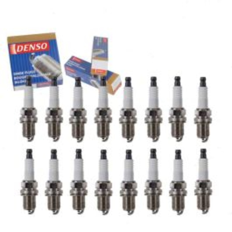 16 pc DENSO Standard Spark Plugs for 2003-2004 Mercedes-Benz G55 AMG 5.5L V8