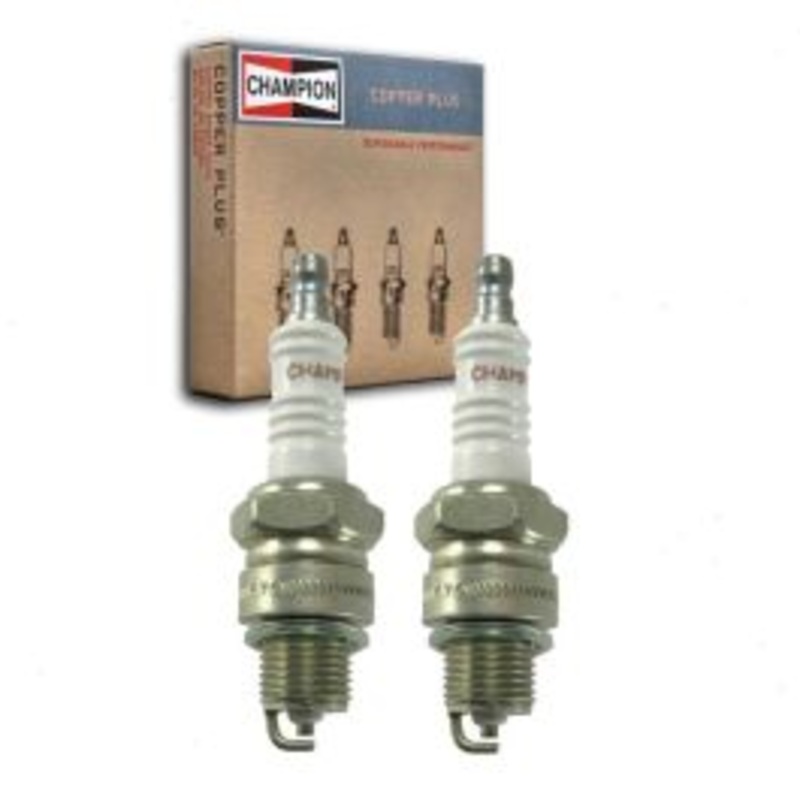 2 pc Champion Copper Plus Spark Plugs for 1960-1967 Citroen AMI-6 0.6L H2