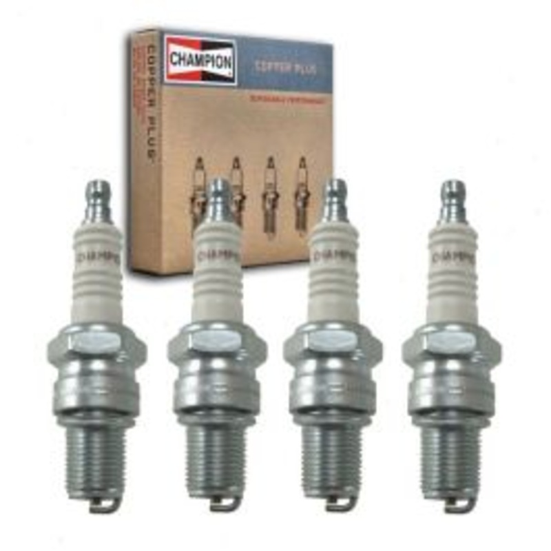 4 pc Champion Copper Plus Spark Plugs for 1957-1963 TVR Grantura 1.1L 1.6L L4