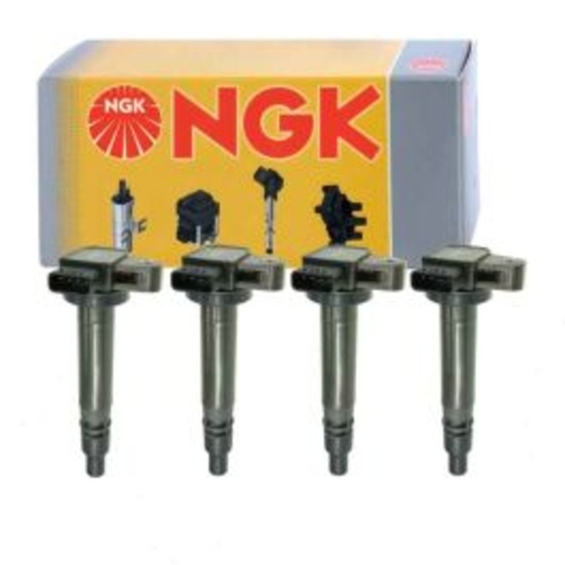 4 pc NGK Ignition Coils for 2001-2004 Toyota Tacoma 2.4L 2.7L L4