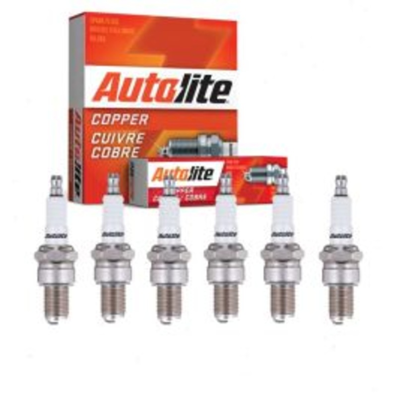 6 pc Autolite Copper Core Spark Plugs for 1952-1954 Bentley Continental 4.9L L6