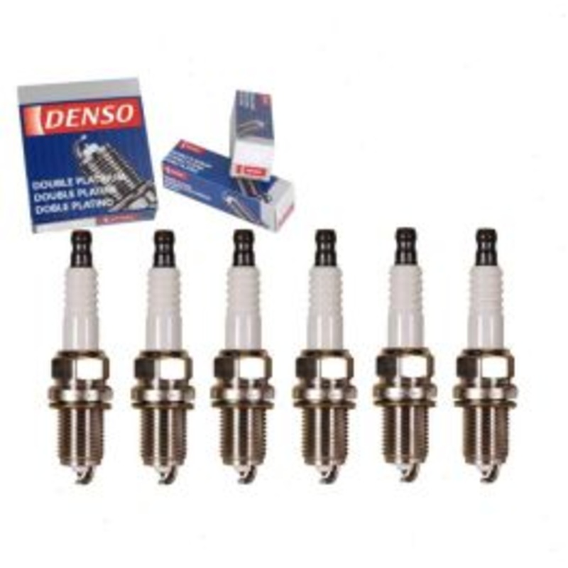 6 pc DENSO Double Platinum Spark Plugs for 1994-1995 Alfa Romeo 164 3.0L V6