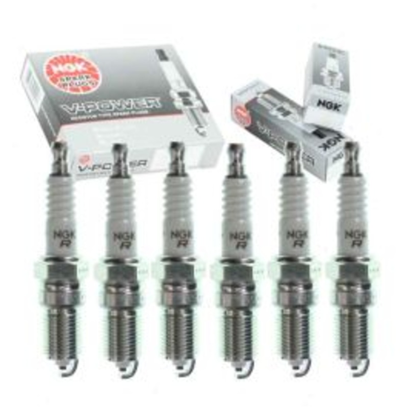 6 pc NGK V-Power Spark Plugs for 1984-1990 Ford Bronco II 2.8L 2.9L V6