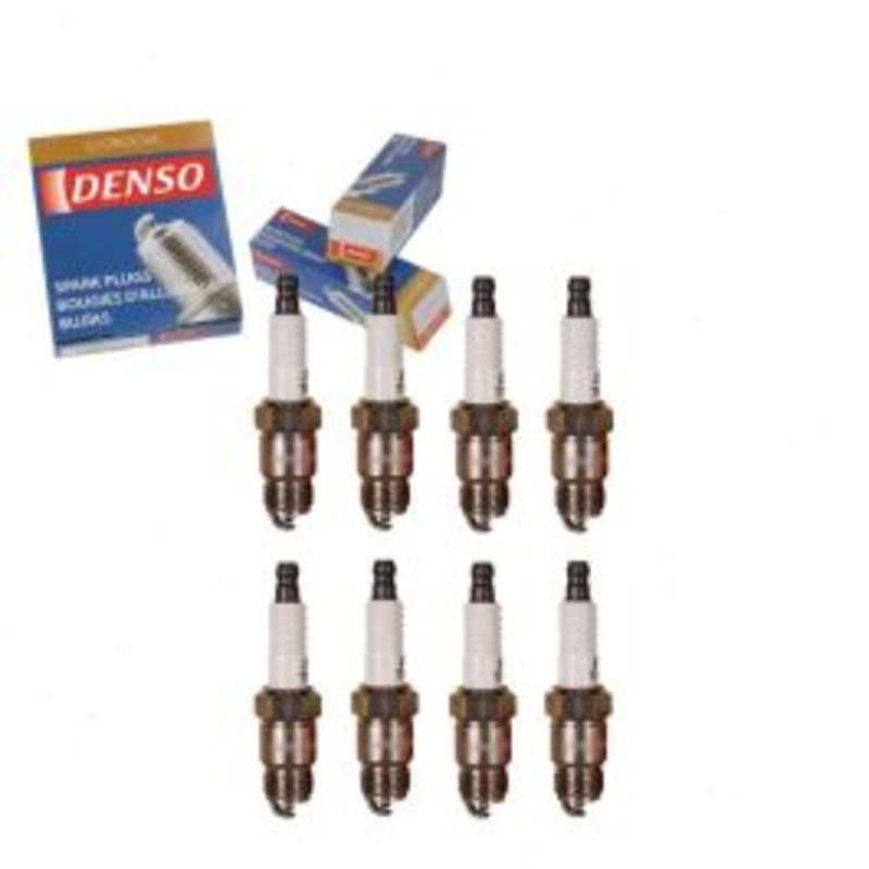 8 pc DENSO Standard U-Groove Spark Plugs for 1974 Ford Galaxie 500 6.6L 7.5L V8