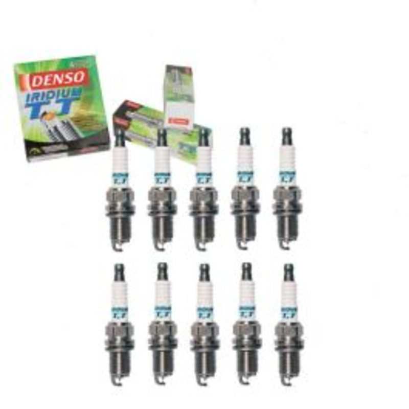 10 pc DENSO Iridium TT Spark Plugs for 1994-2003 Dodge Ram 2500 8.0L V10