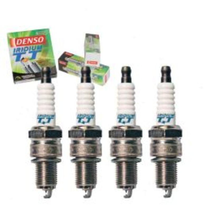 4 pc DENSO Iridium TT Spark Plugs for 1978-1990 Dodge Omni 1.6L 1.7L 2.2L L4