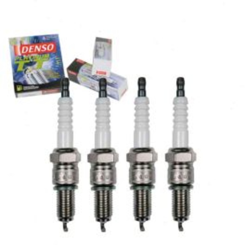 4 pc DENSO Platinum TT Spark Plugs for 1973-1989 Subaru GL 1.4L 1.6L 1.8L H4