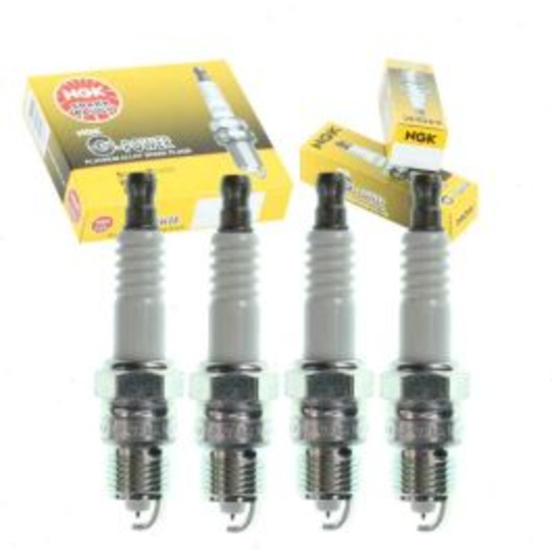 4 pc NGK G-Power Spark Plugs for 1976-1977 Chevrolet Monza 2.3L L4
