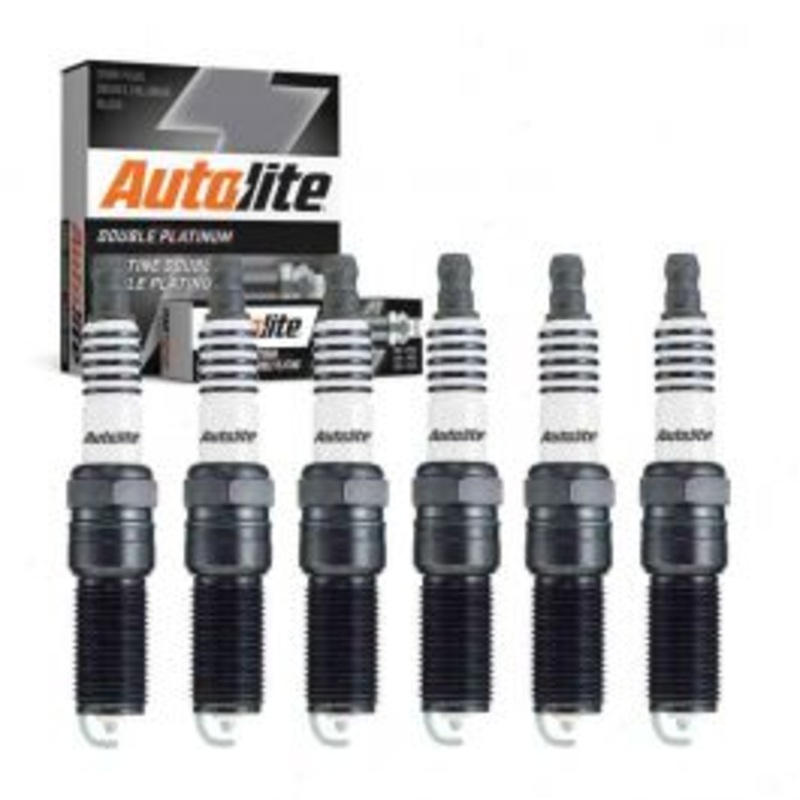 6 pc Autolite Double Platinum Spark Plug for 2015-2016 Chevrolet Colorado
