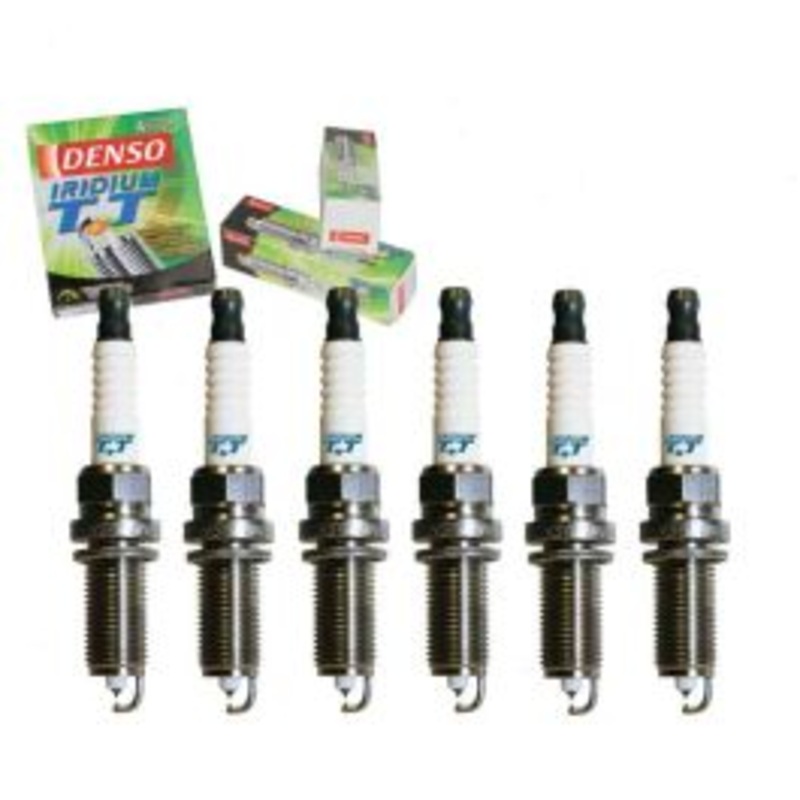 6 pc DENSO Iridium TT Spark Plugs for 2015 Jaguar F-Type 3.0L V6