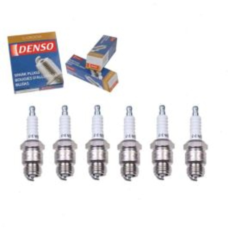 6 pc DENSO Standard U-Groove Spark Plugs for 1962-1967 Ford Club Wagon Car 2.8L L6