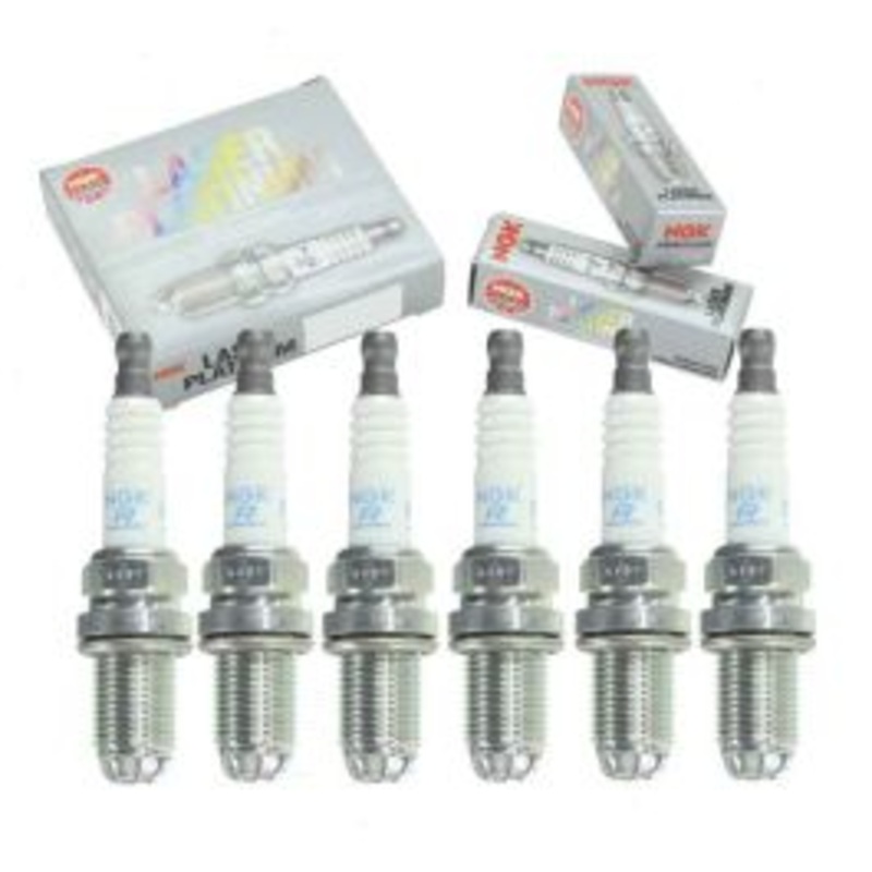 6 pc NGK Laser Platinum Spark Plugs for 1998-2001 Audi A6 Quattro 2.8L V6