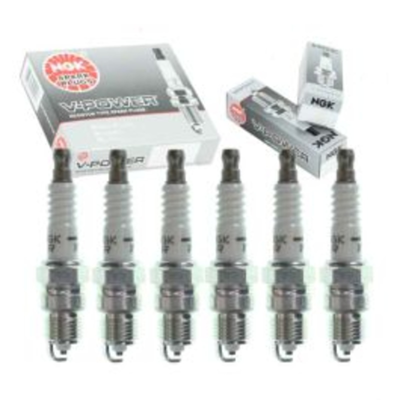 6 pc NGK V-Power Spark Plugs for 1985-1995 GMC G1500 4.3L V6