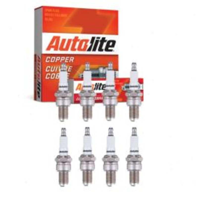 8 pc Autolite Copper Core Spark Plugs for 1968 GMC C15 C1500 Pickup 6.5L V8