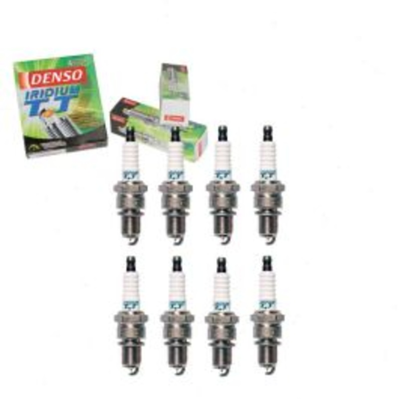 8 pc DENSO Iridium TT Spark Plugs for 1985-1988 Jeep J20 5.9L V8