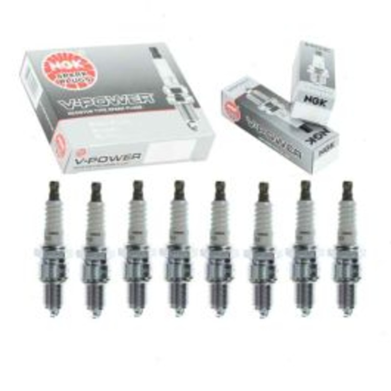 8 pc NGK V-Power Spark Plugs for 1984-1991 Jeep Grand Wagoneer 5.9L V8