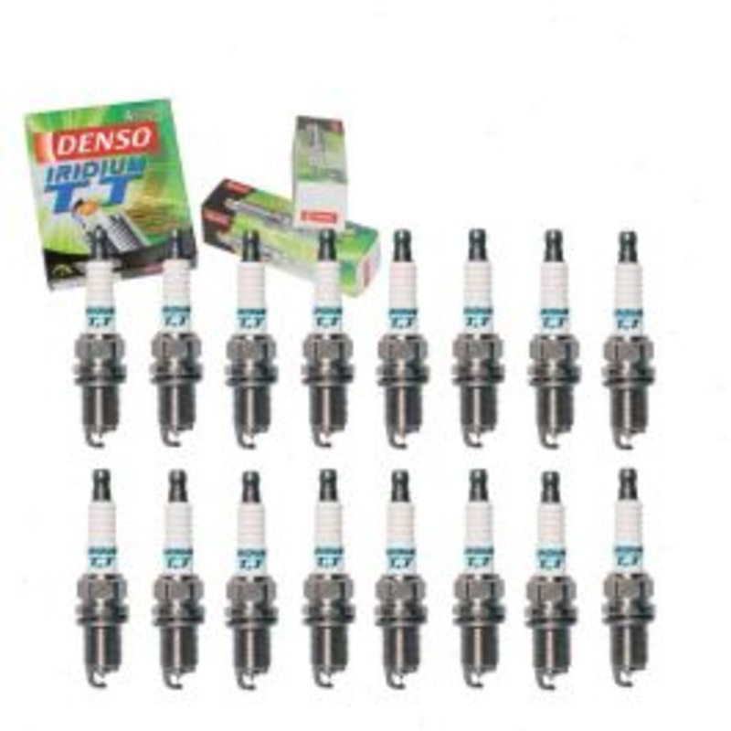 16 pc DENSO Iridium TT Spark Plugs for 2014 Ram 4500 6.4L V8