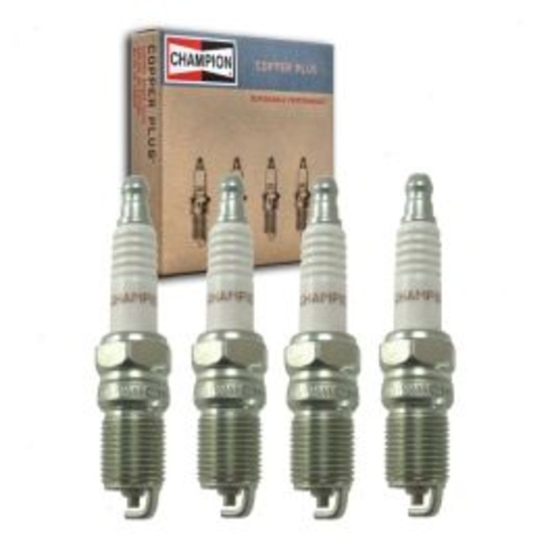 4 pc Champion Copper Plus Spark Plugs for 1974-1980 Ford Pinto 2.3L L4