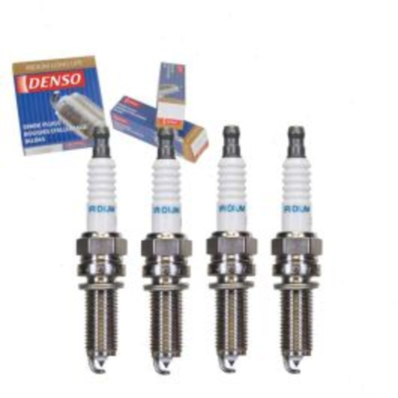 4 pc DENSO Iridium Long Life Spark Plugs for 2013-2015 Mercedes-Benz SLK250 1.8L L4