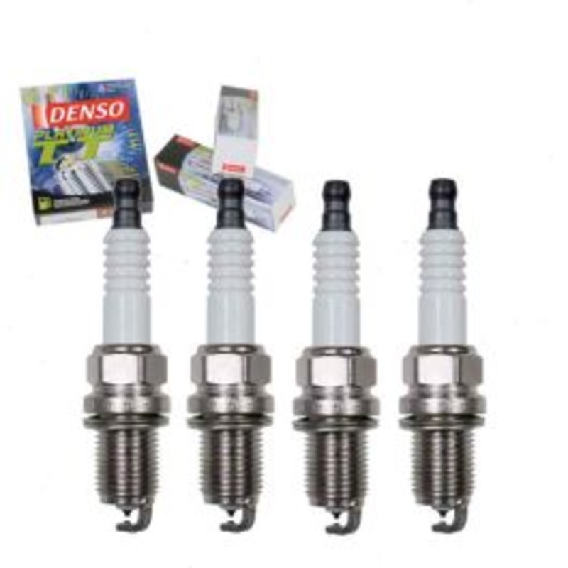 4 pc DENSO Platinum TT Spark Plugs for 2001-2007 Toyota Highlander 2.4L L4