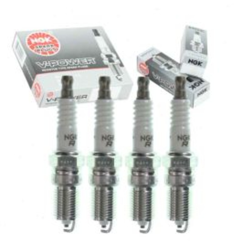 4 pc NGK V-Power Spark Plugs for 1993 Chevrolet Lumina 2.2L L4