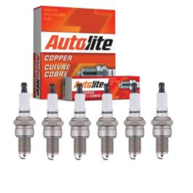 6 pc Autolite Copper Core Spark Plug for 1982-1988 BMW 528e