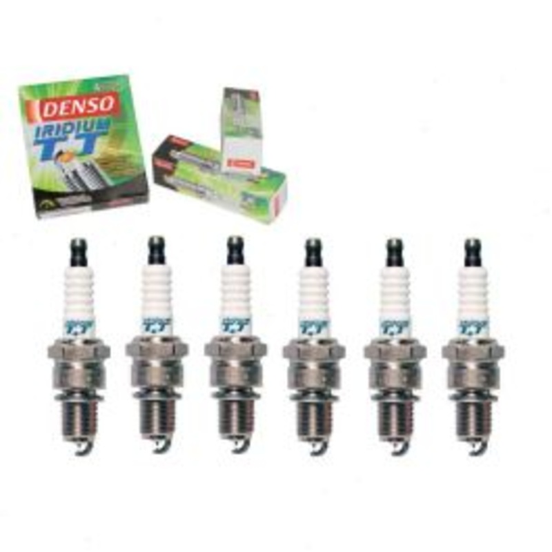 6 pc DENSO Iridium TT Spark Plugs for 1987-1989 Alfa Romeo Milano 2.5L 3.0L V6