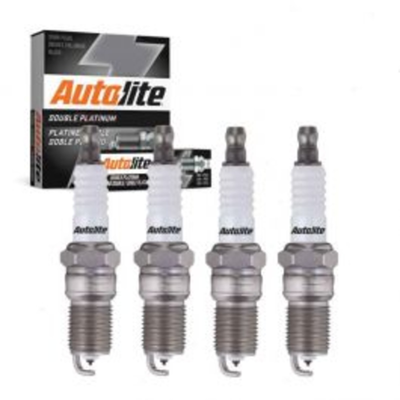 4 pc Autolite Double Platinum Spark Plug for 1984-1985 Renault Fuego 2.2L L4