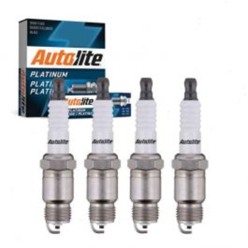 4 pc Autolite Platinum Spark Plug for 1975-1977 Pontiac Astre 2.5L L4