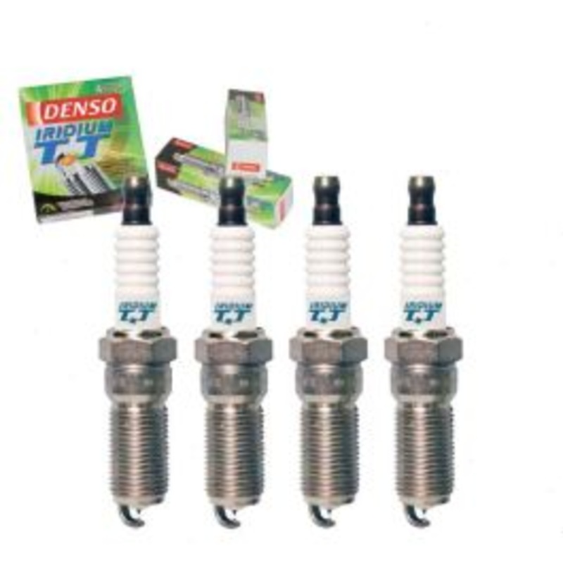 4 pc DENSO Iridium TT Spark Plugs for 2001-2002 Saturn L100 2.2L L4