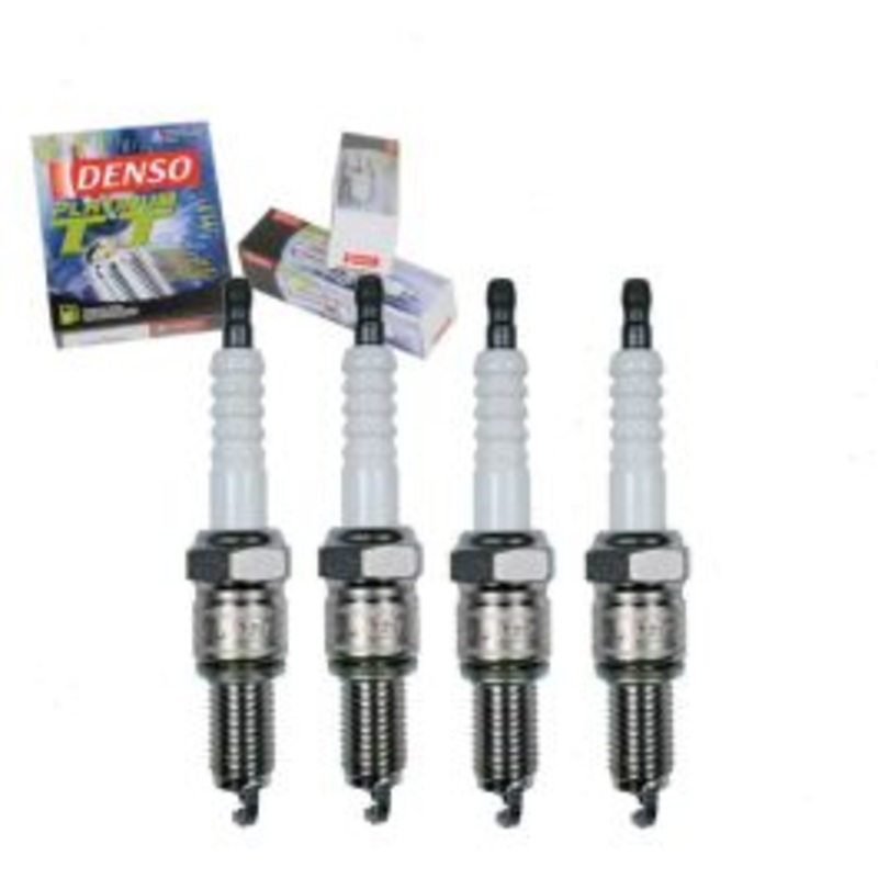 4 pc DENSO Platinum TT Spark Plugs for 1963-1965 Nissan 411 1.3L L4