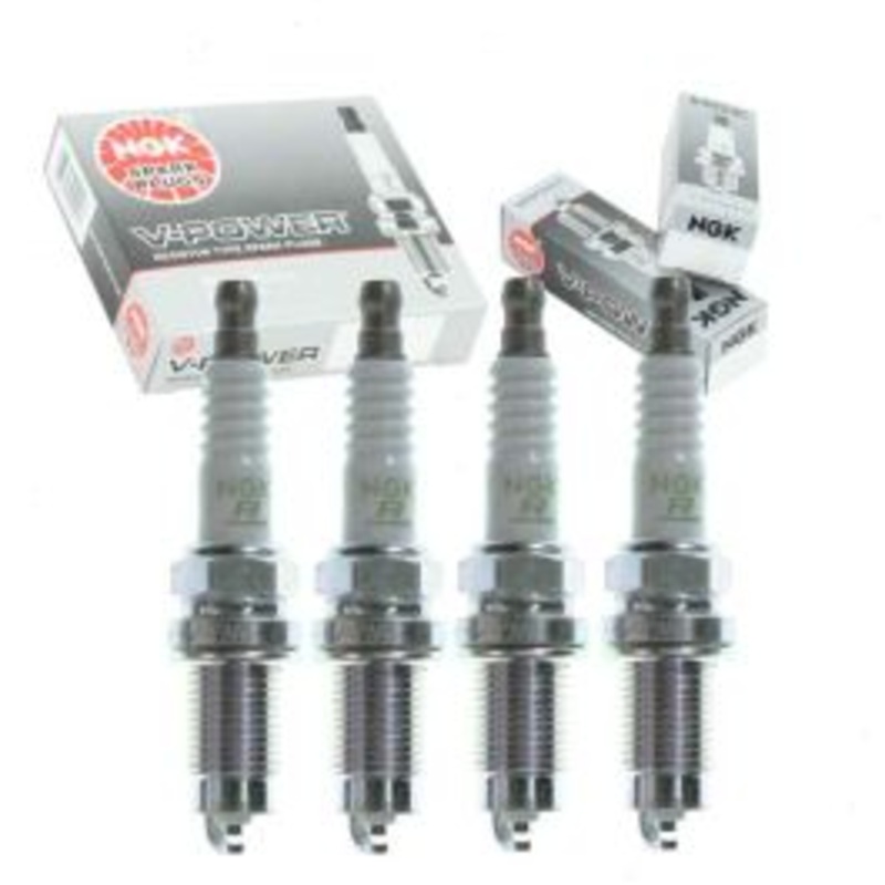 4 pc NGK V-Power 4435 ZFR5E-11 Spark Plugs