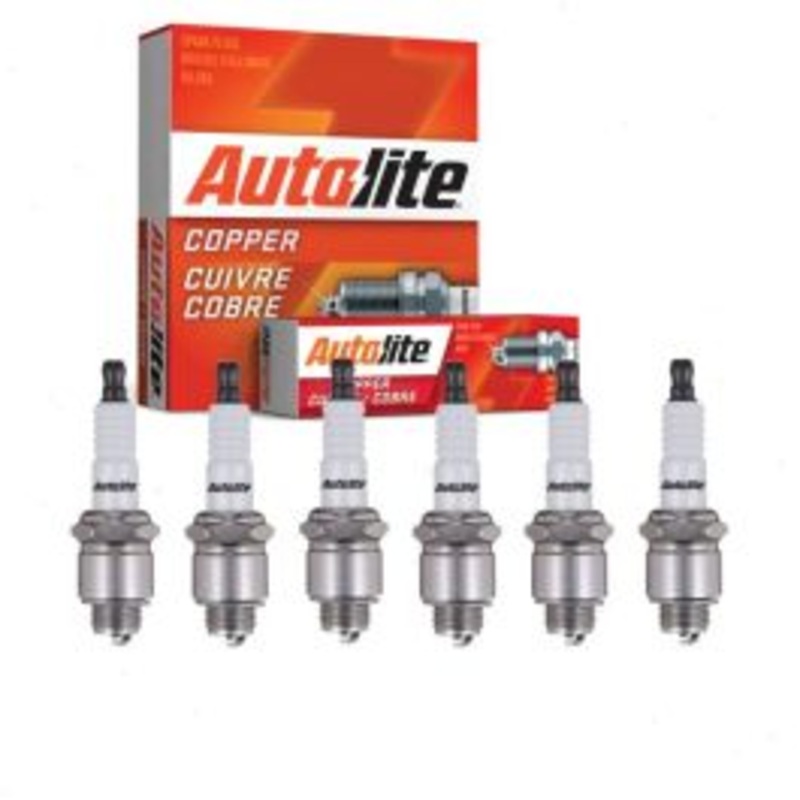 6 pc Autolite Copper Core Spark Plugs for 1941-1947 Dodge WC