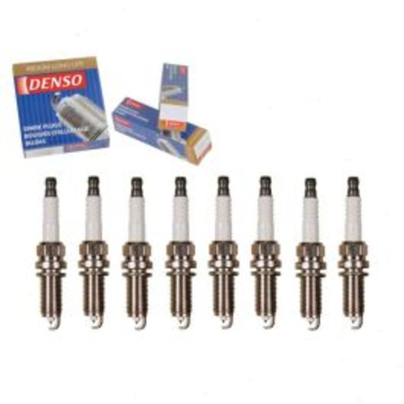 8 pc DENSO Iridium Long Life Spark Plugs for 2012-2015 Jaguar XF 5.0L V8