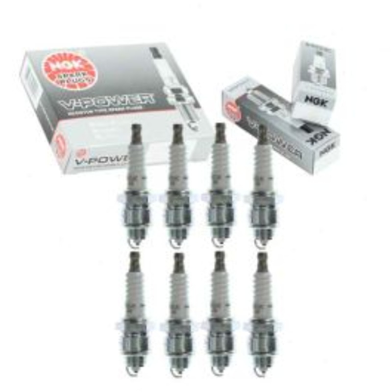 8 pc NGK V-Power Spark Plugs for 1960-1966 Dodge W100 Series 5.2L 6.3L V8
