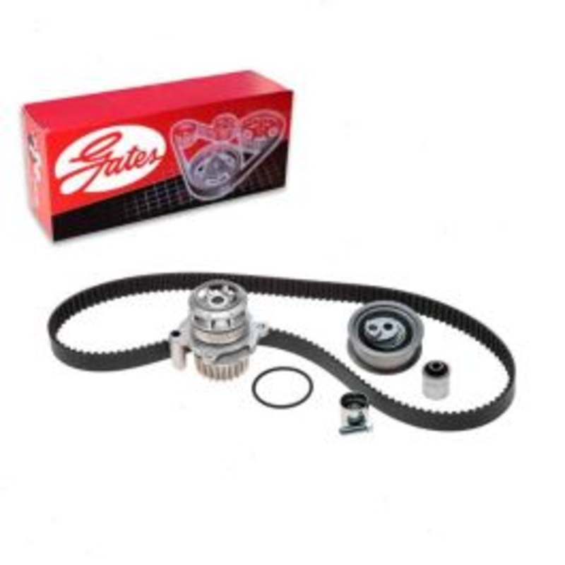 Gates PowerGrip Timing Belt Kit with Water Pump for 2005-2009 Audi A4 Quattro 2.0L L4